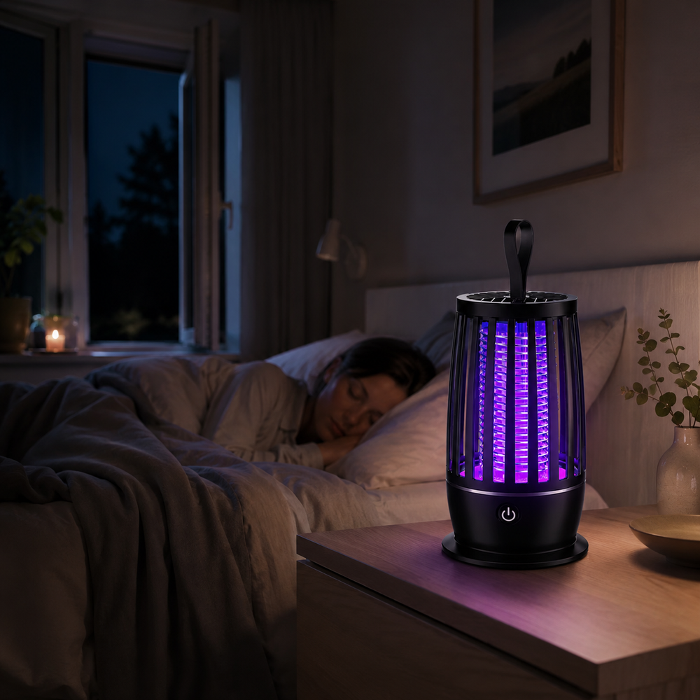 Insektslampa 2-i-1 Med UV-Ljus & Nattlampa